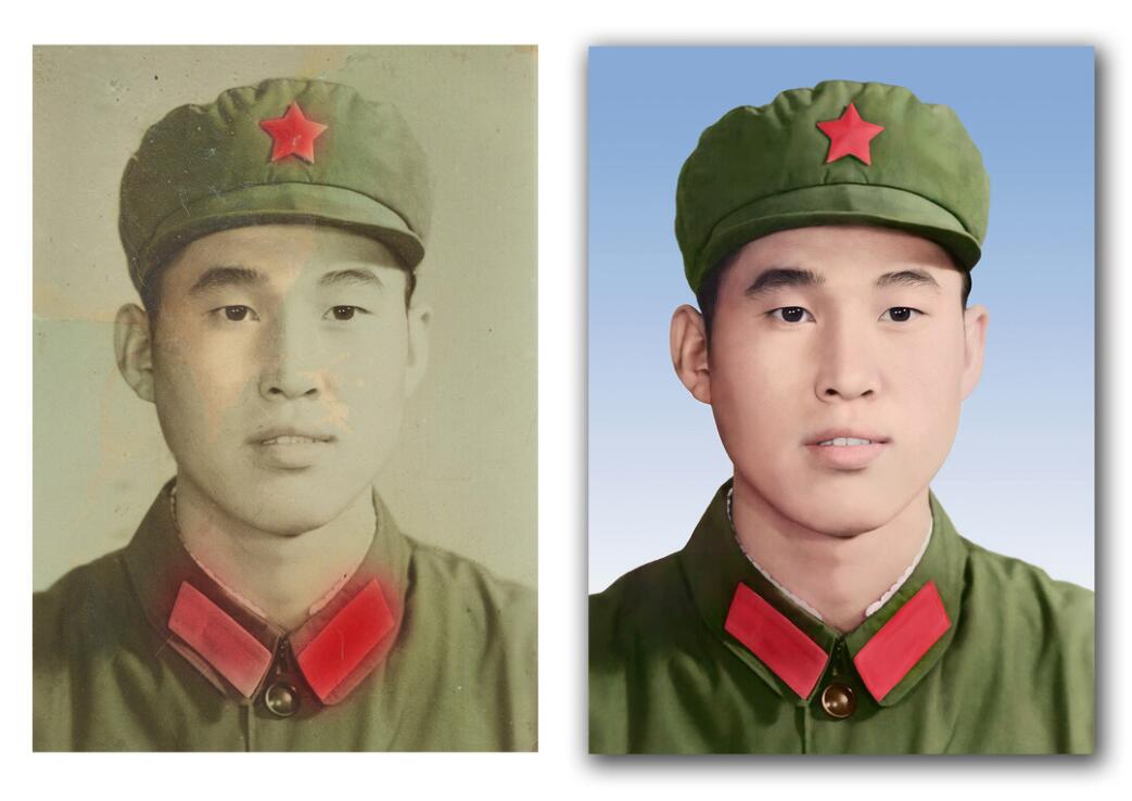 石河子乡破损照片修复-18